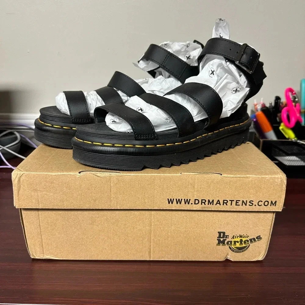 Dr. Martens Black Sandals